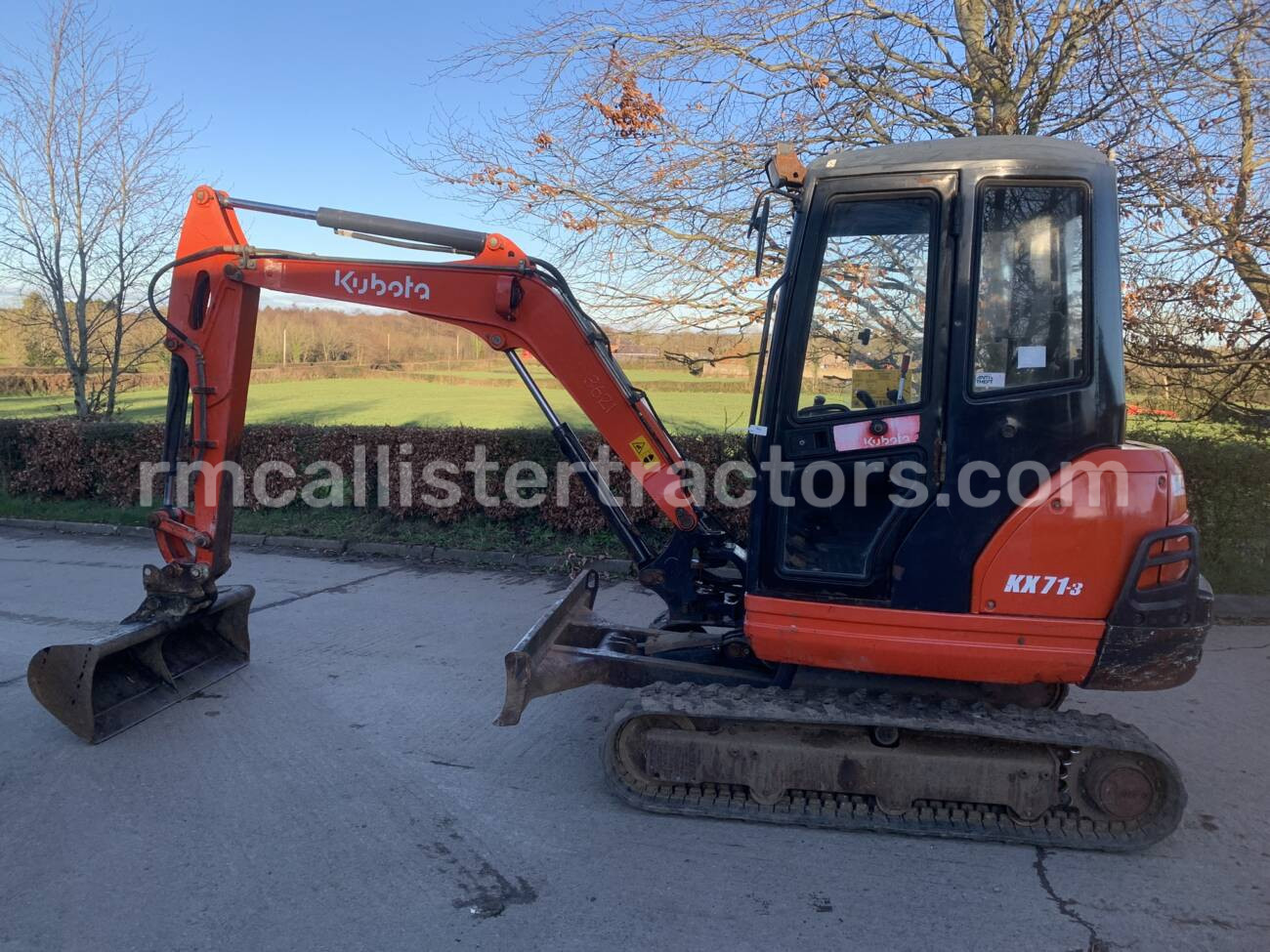 2013 Kubota KX713 excavator For Sale R McAllister Tractors